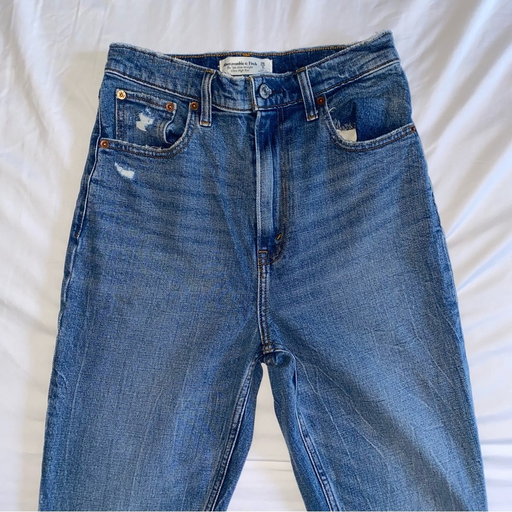 Abercrombie & Fitch Blue Slim Straight Jeans